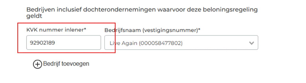 kvk vervang 1